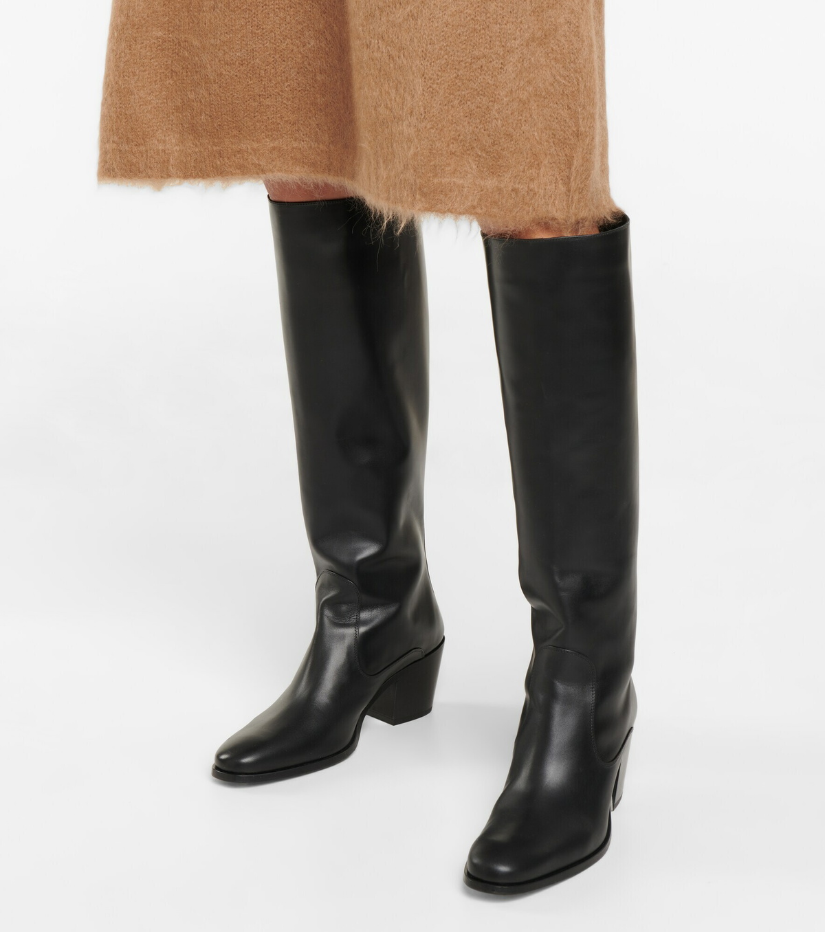【関税&送料込み】Tod'S High Leg Boots T. 020 Shoes Tod's - Leather knee-high boots Tod's