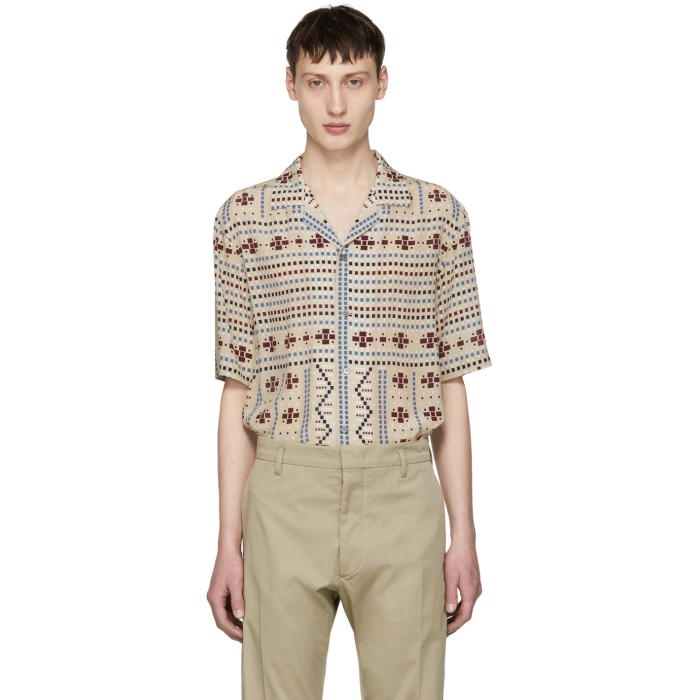 Photo: Ports 1961 Beige Multi Embroidered Shirt