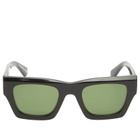 Off-White Sunglasses Davie Sungalsses in Black/Green 