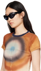 Eckhaus Latta SSENSE Exclusive Black 'The Bug' Sunglasses