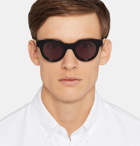 Sun Buddies - Edie Round-Frame Acetate Sunglasses - Men - Black