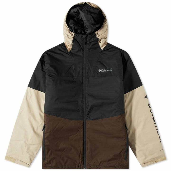 Photo: Columbia Men's Point Park Insulated Jacket in Black And Cordovan