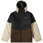 Columbia Men's Point Park Insulated Jacket in Black And Cordovan