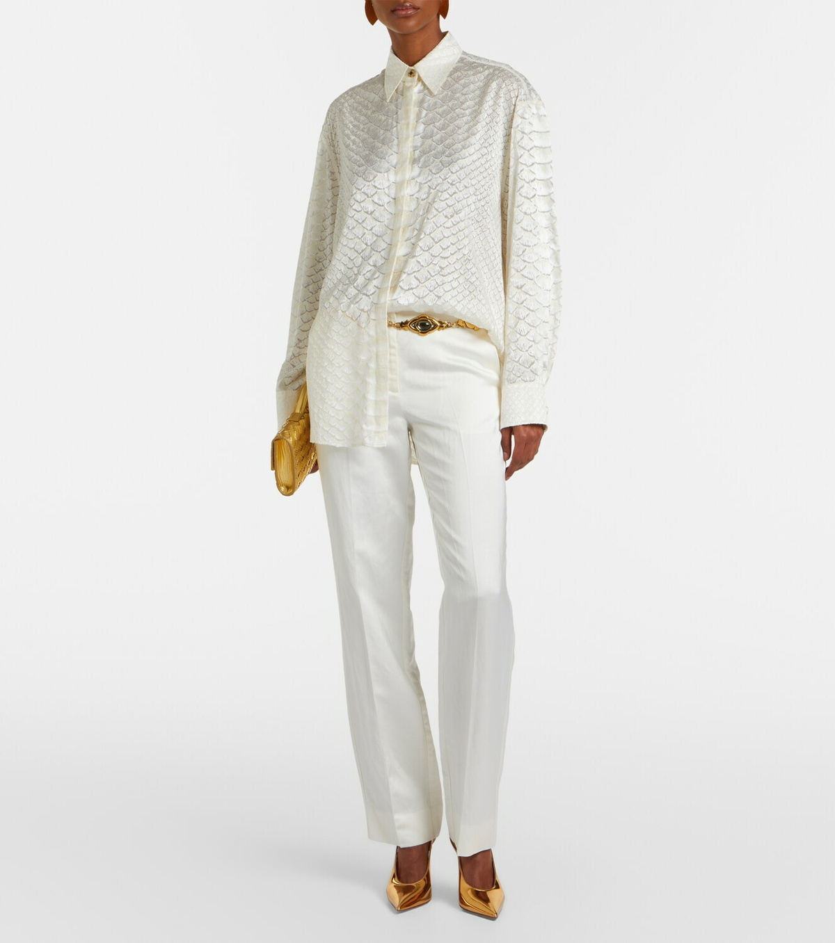 Roberto Cavalli Snake-print shirt