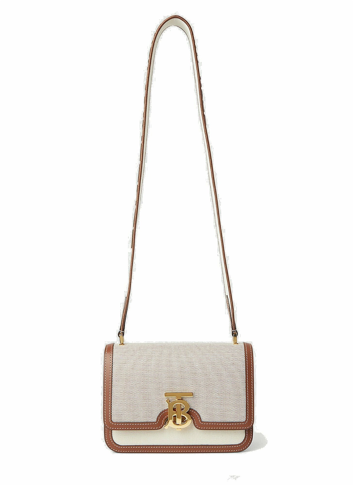 Photo: TB Small Shoulder Bag in Beige