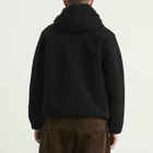 Taion Men's Mountain Boa Hooded Fleece Jacket in Black/Black