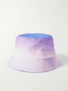 Isabel Marant - Haleyh Logo-Embroidered Tie-Dyed Cotton-Twill Bucket Hat - Purple