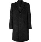 Givenchy - Slim-Fit Leopard-Jacquard Wool Coat - Black