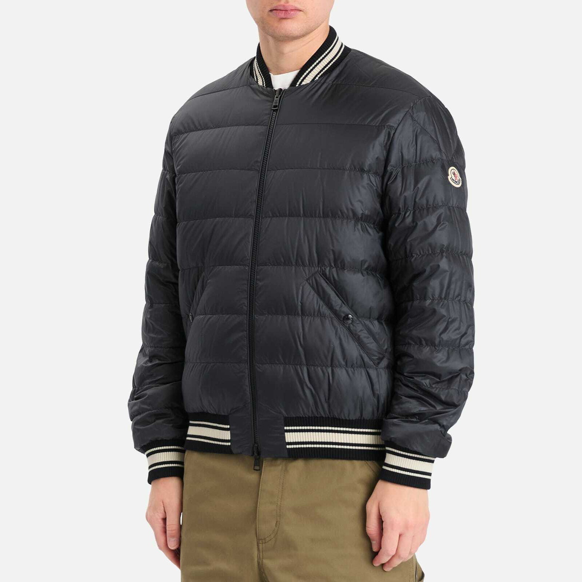 Moncler Men's Vennes Bomber Jacket in Navy