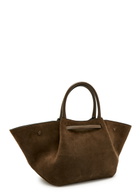 Demellier The Midi New York Suede Tote bag - Brown - One Size