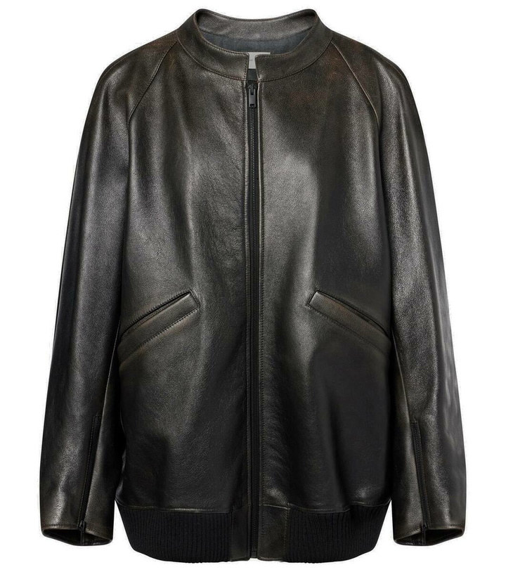 Photo: The Row Kengia leather jacket