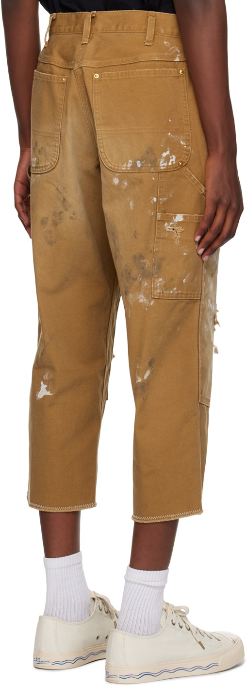 kolor Tan Distressed Jeans