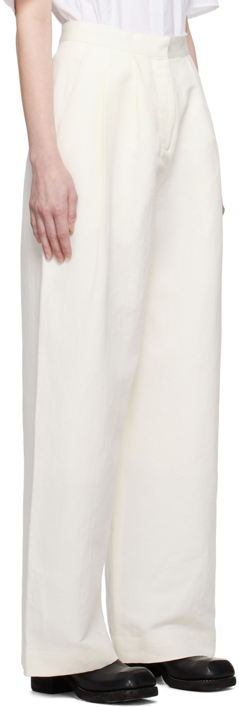 Mark Kenly Domino Tan Off-White Priscilla Trousers