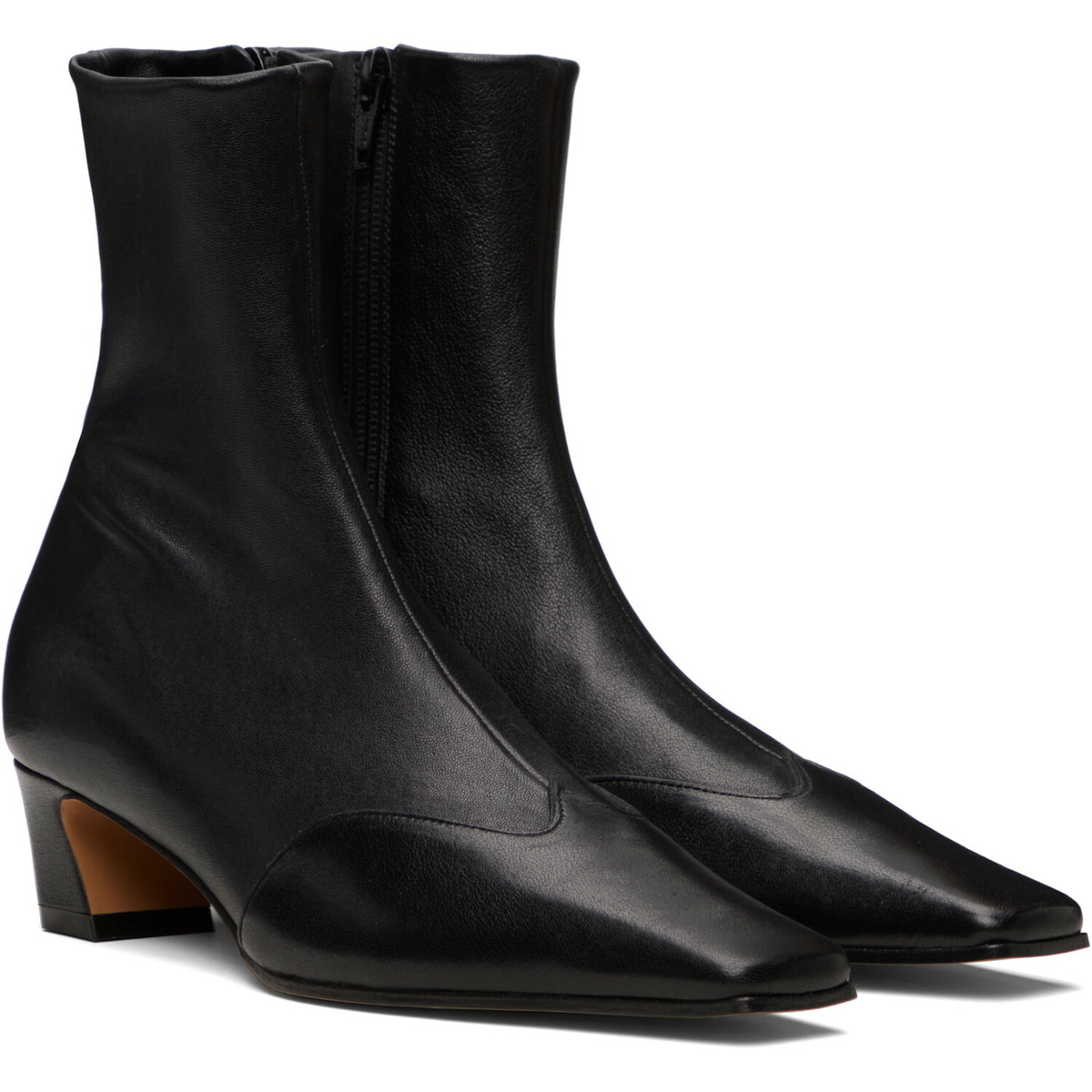 KHAITE Black Nevada Stretch Low Boots