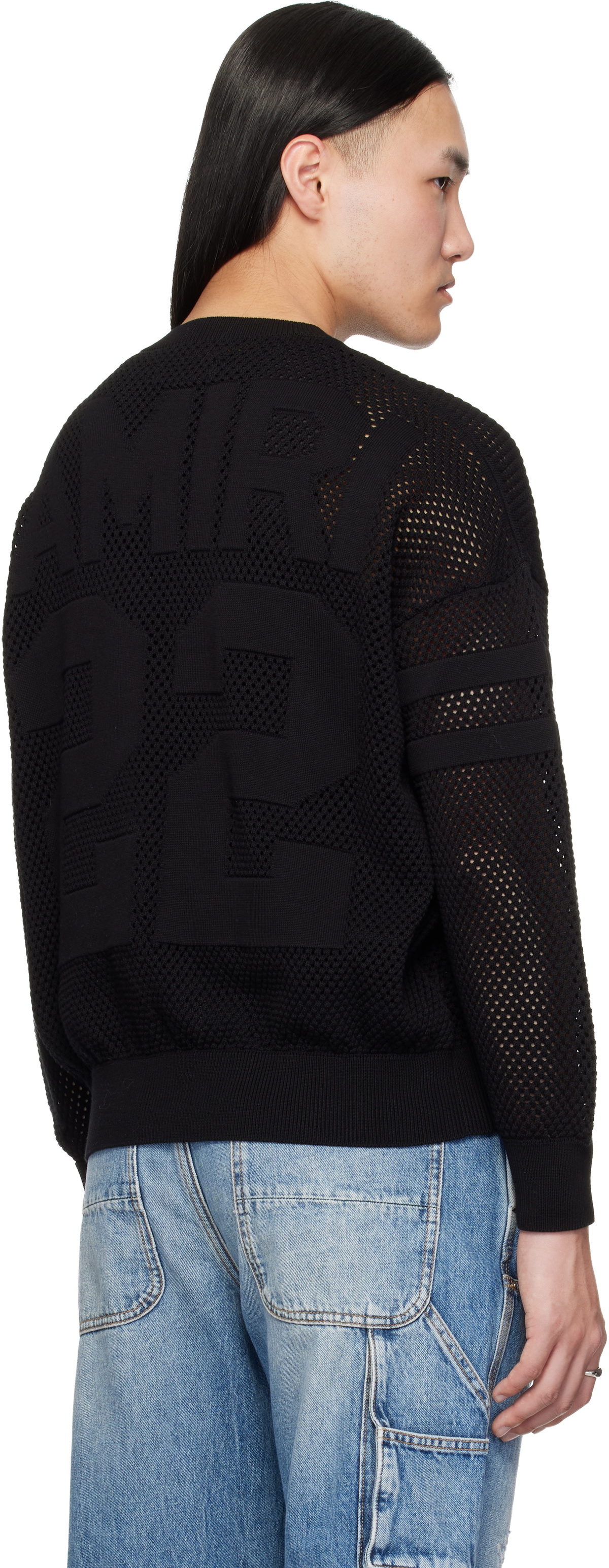 AMIRI Black 'AMIRI 22' Crewneck Sweater