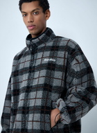 Miu Miu Checked Fleece Jacket