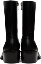 Dries Van Noten Black Zip Boots