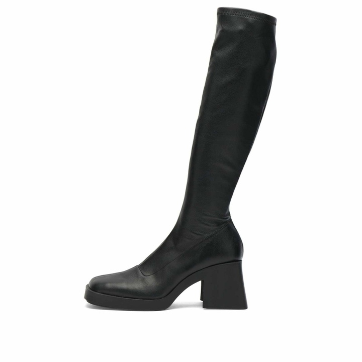 Photo: Justine Clenquet Women's Chloë High Boots in Black Nappa