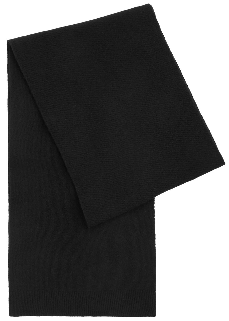 Colorful Standard Wool Scarf - Black - One Size