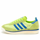 Adidas Sl 72 Rs Sneaker in Solar Slime/Team Royal Blue/Pulse Lime