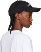 Palm Angels Black Classic Logo Cap