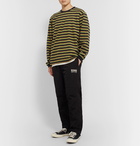 Stüssy - Hudson Striped Brushed-Cotton Sweatshirt - Multi