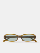 SAINT LAURENT - SL 872 ERIN Square-Frame Acetate Sunglasses - Brown