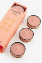 GINORI 1735 orange renaissance scented tea light candles refill 