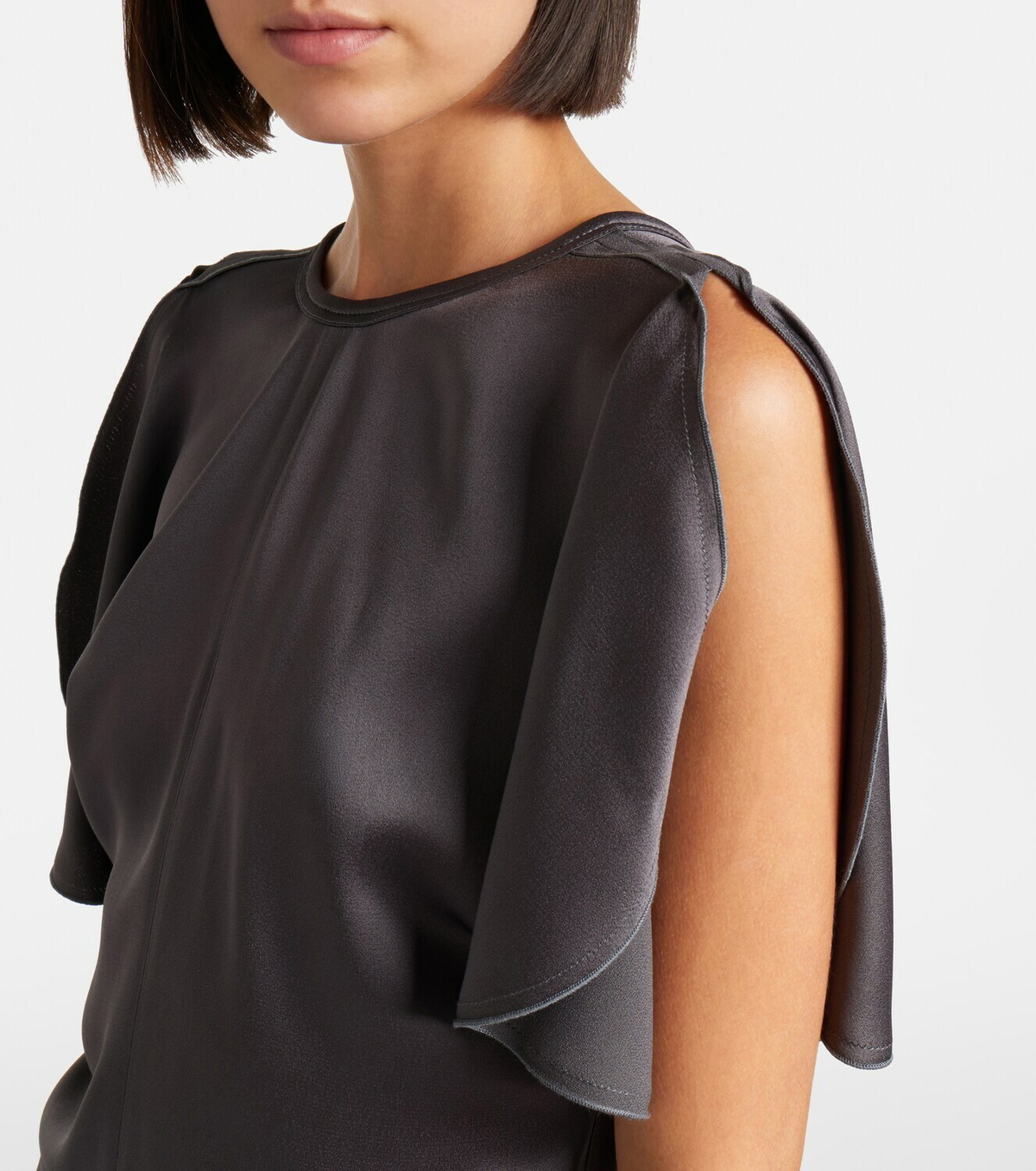 Victoria Beckham Bela crêpe satin top