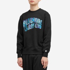 Billionaire Boys Club Men's Camo Arch Logo Crewneck Sweatshirt in Black