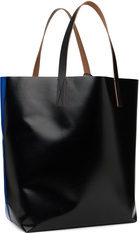 Marni Blue & Black Tribeca Tote