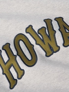Wales Bonner - Howard Appliquéd Embroidered Cotton-Jersey Hoodie - Gray