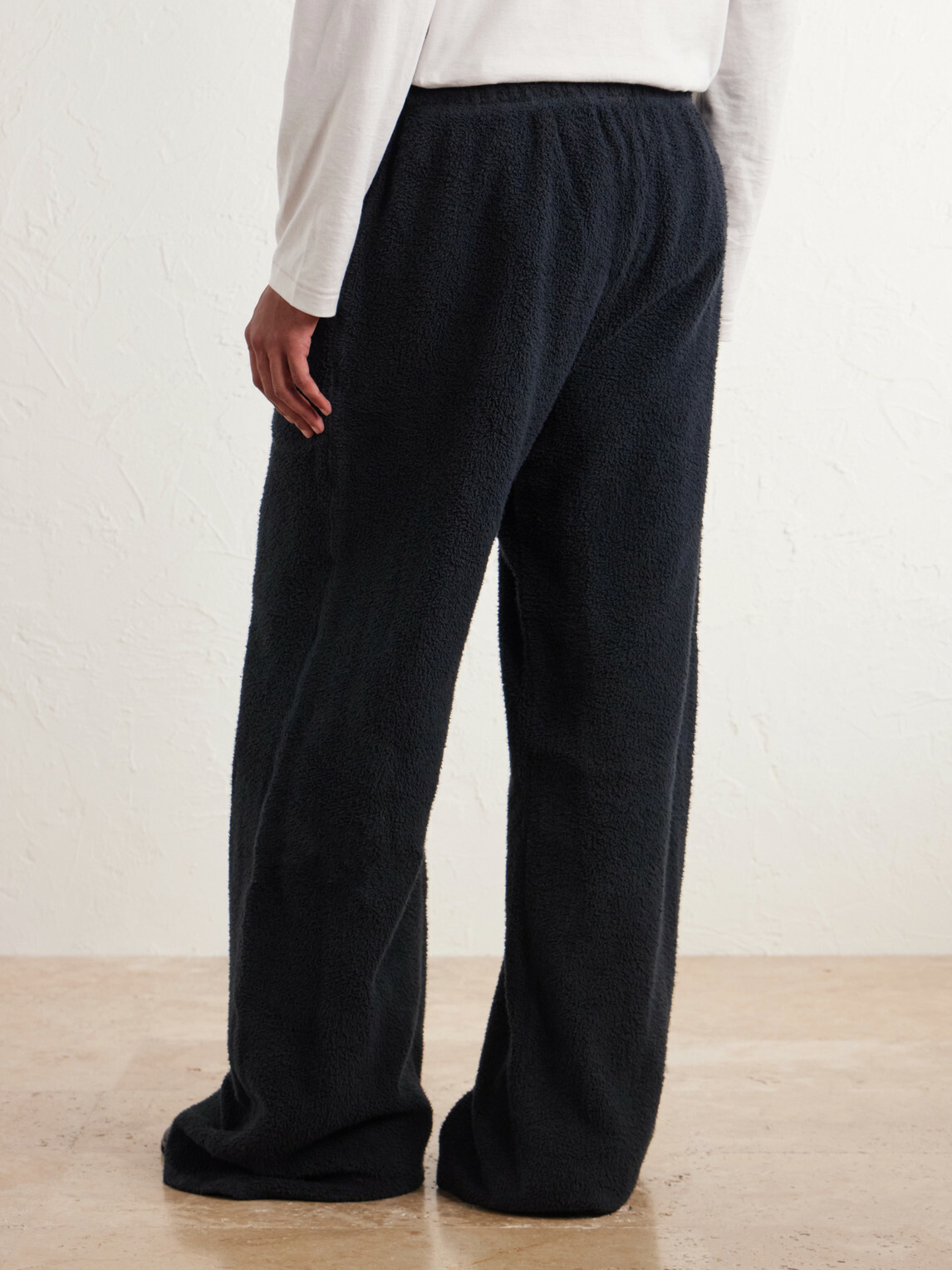 Les Tien - Straight-Leg Cotton-Fleece Sweatpants - Black