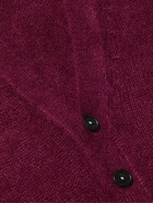 Massimo Alba - Mohair and Silk-Blend Cardigan - Burgundy