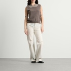 Maison Margiela Women's Fuse Knit Top in Mud/Ecru