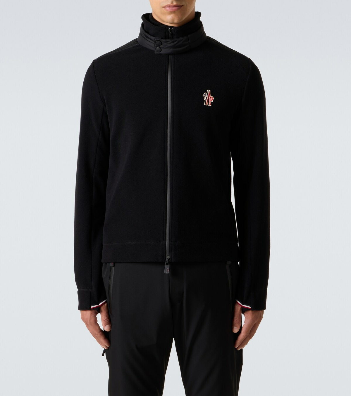 Moncler Grenoble Fleece zip-up cardigan