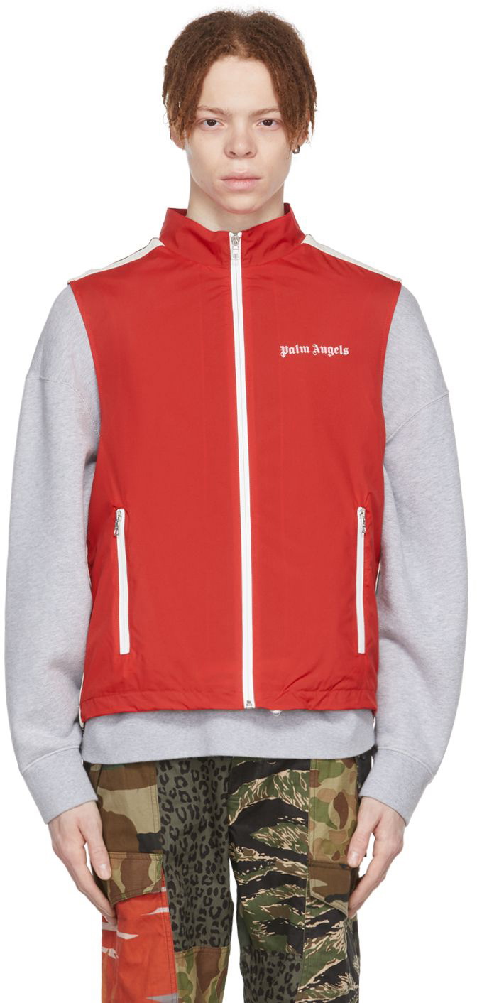 Palm angels jacket discount red