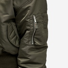 Entire Studios Women's Hooded Broad Bomber Jacket in Jade