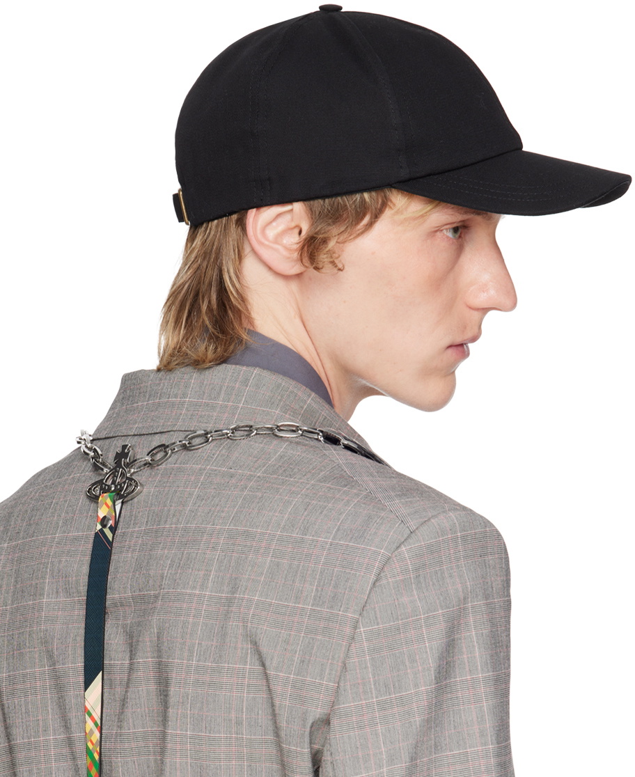 Vivienne Westwood Black Baseball Cap Vivienne Westwood