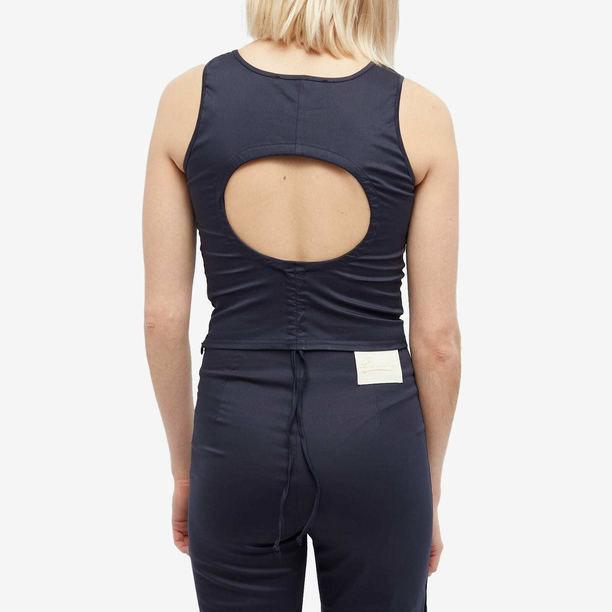 Peachy Den Women's Luella Vest Top in Navy
