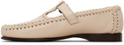HEREU Off-White Alcover Supple Shiny Loafers