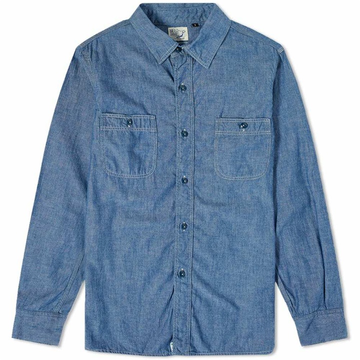 Photo: orSlow Men's Work Shirt in Chambray
