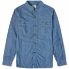 orSlow Men's Work Shirt in Chambray