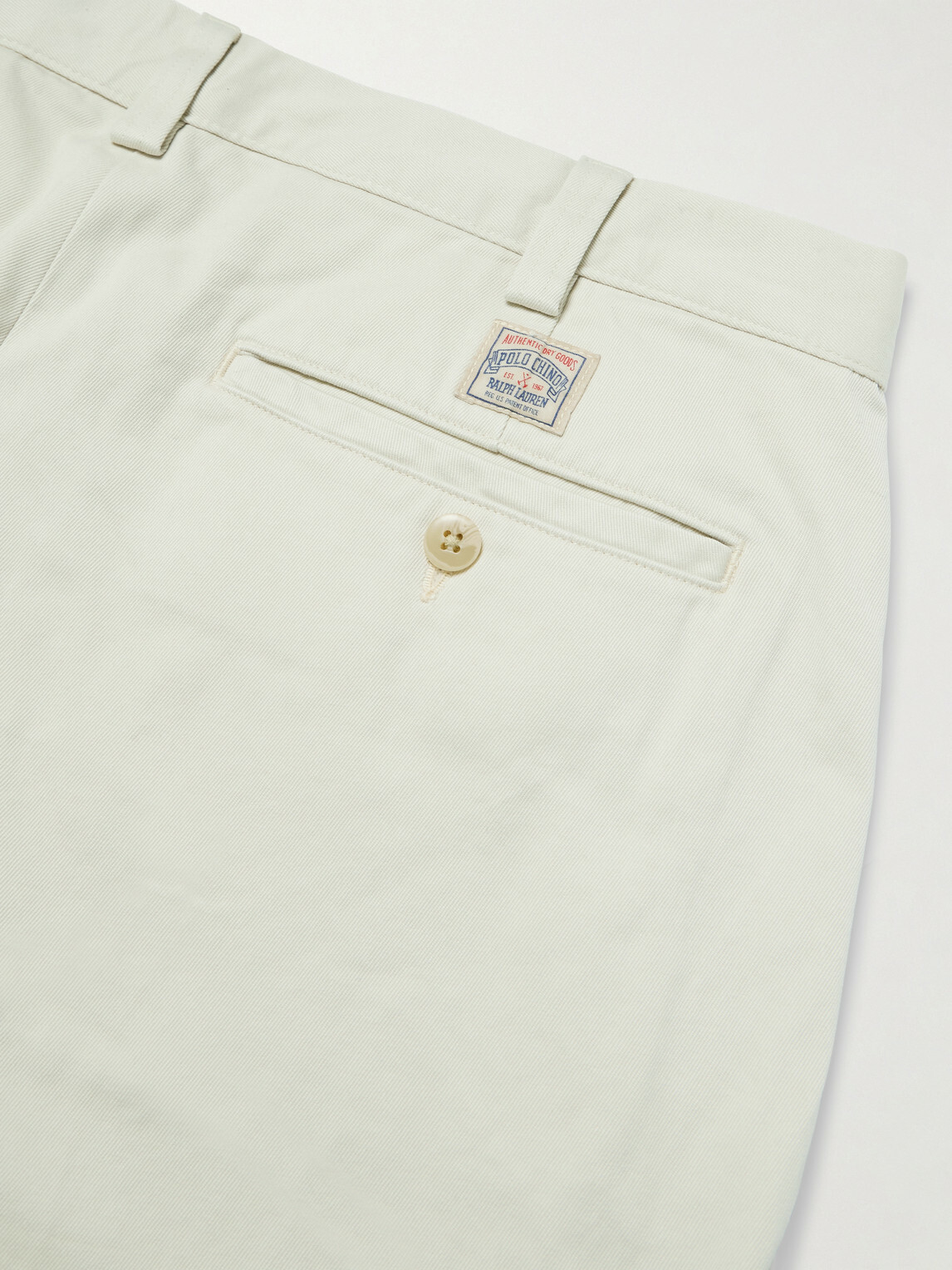 Polo Ralph Lauren - Straight-Leg Cotton-Twill Trousers - Neutrals