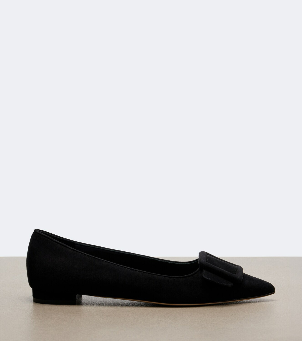 Manolo Blahnik Maysale suede ballet flats