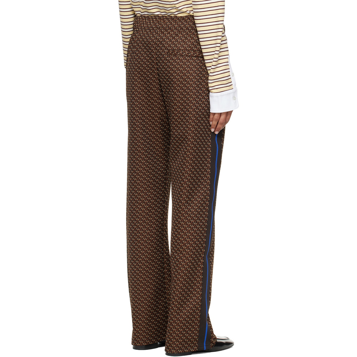 Wales Bonner Brown Mudra Lounge Pants