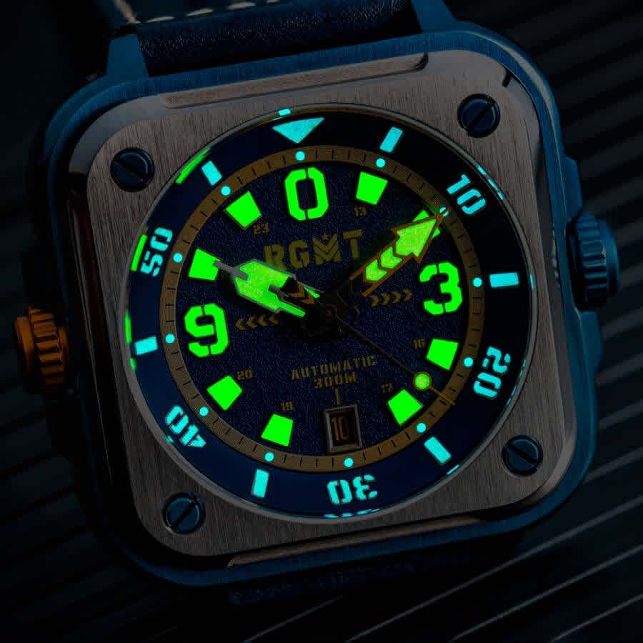 RGMT Pershing Automatic Blue Dial Mens Watch RG-8066-04