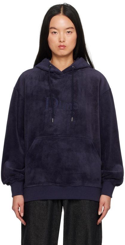 Photo: Dime Navy Embroidered Hoodie