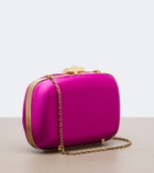 Roger Vivier Rose Vivier satin clutch
