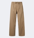 Lemaire Cotton twill wide-leg pants